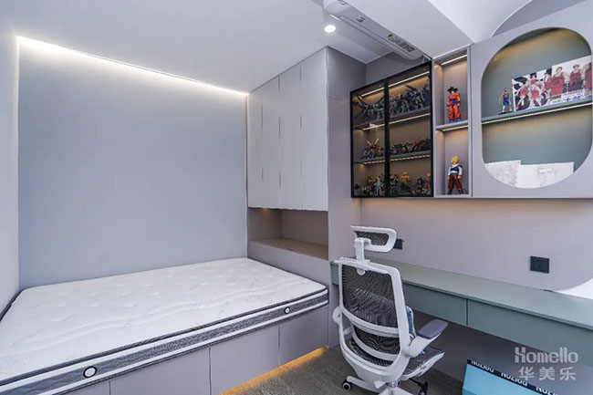 142㎡現代四居室，演繹時尚簡約，締造寧靜雅致